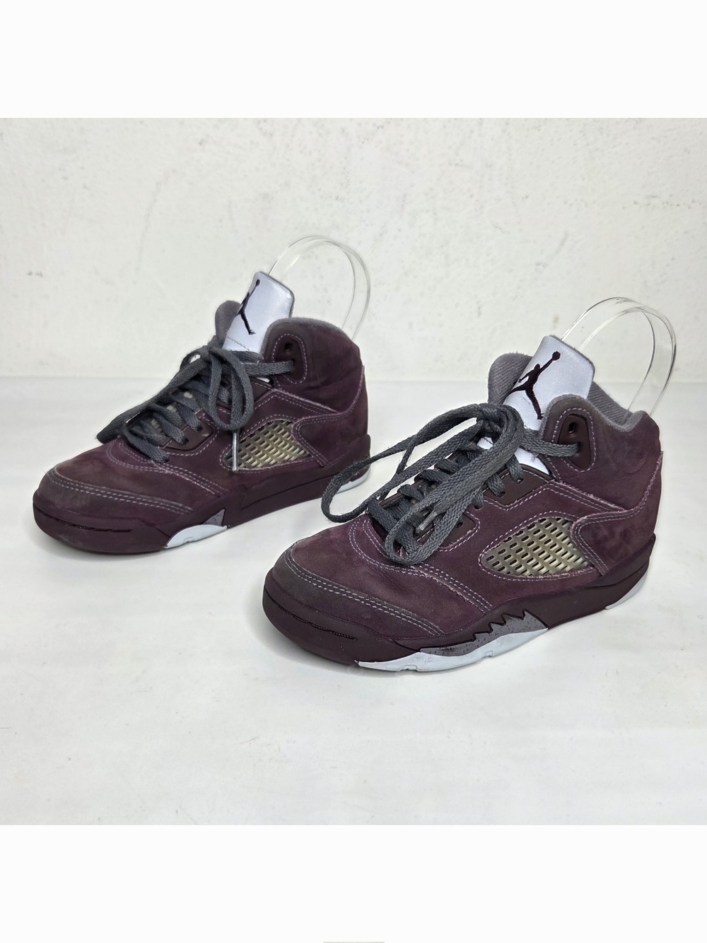 Nike Air Jordan 5 Retro SE PS Burgundy Kids 13C FN4234-600 Streetwear Basketball